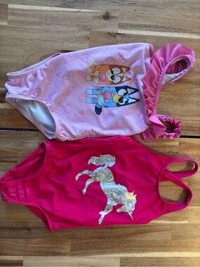 2 Size 3T One Piece Swimsuits